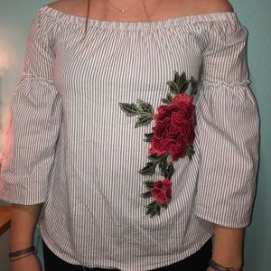 Off the shoulder top